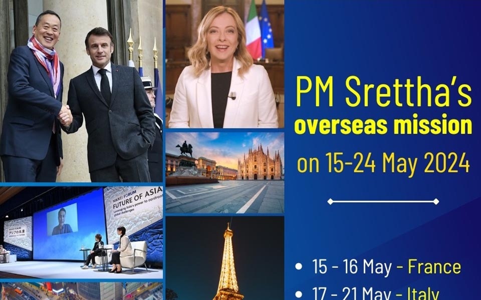 Auslandsreise des premierministers vom 15 bis 24 mai