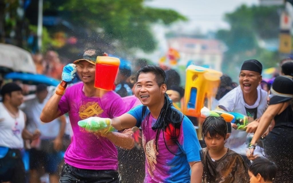 Songkran party in samut prakan eskaliert frau belaestigt und erstattet anzeige