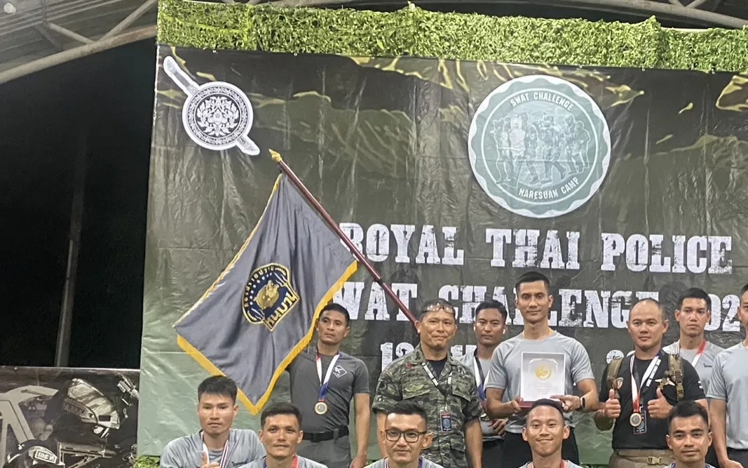Swat teams kaempfen bei der royal thai police challenge um die vorherrschaft