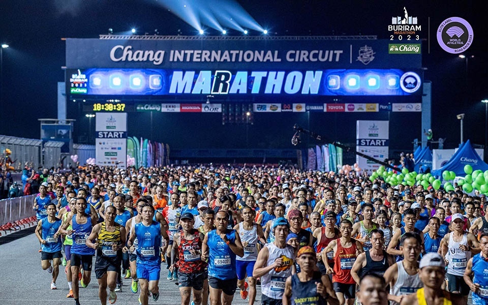 30 000 athleten werden am 27 januar am buriram marathon 2024 teilnehmen