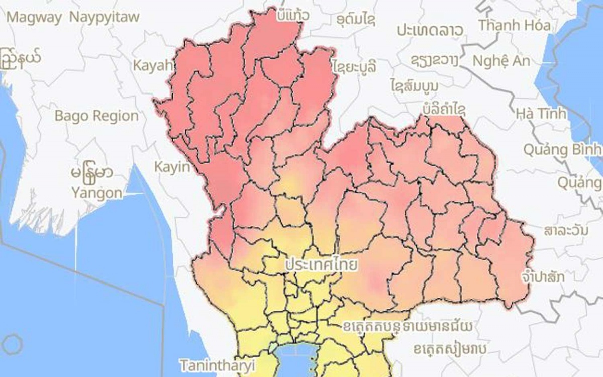 54 von 77 provinzen weisen gefaehrliche smogwerte auf