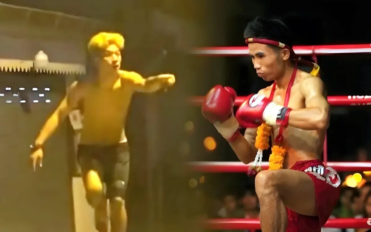 7 burmesische schlaeger greifen muay thaiboxer an in die flucht geschlagen