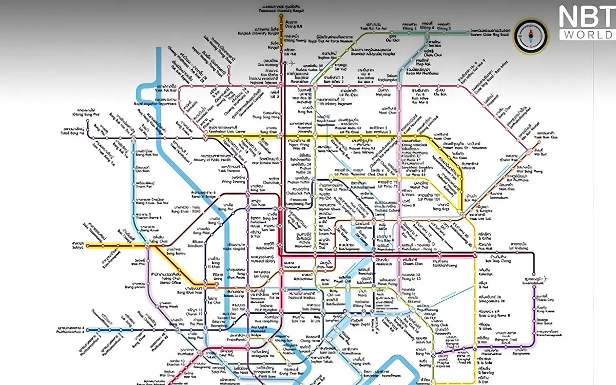 Bangkok stellt ehrgeizige m map 2 zur verbesserung des schienenverkehrssystems vor