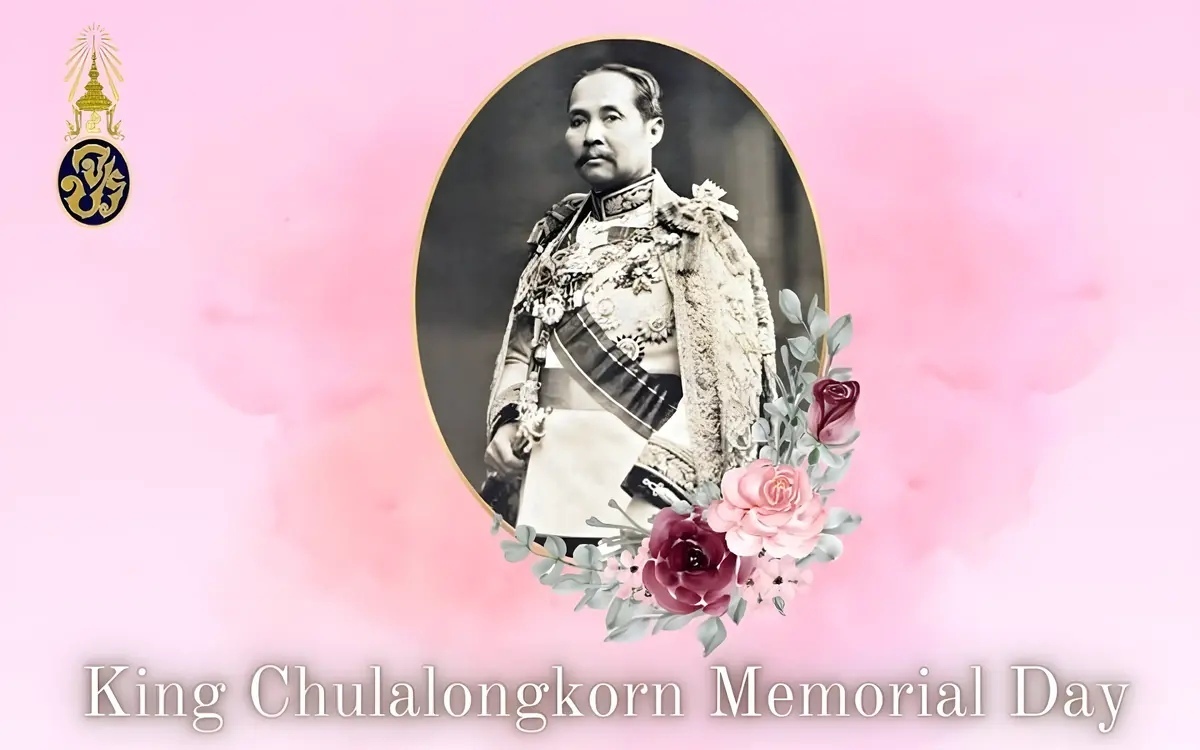 Der 23 oktober ist der koenig chulalongkorn gedenktag