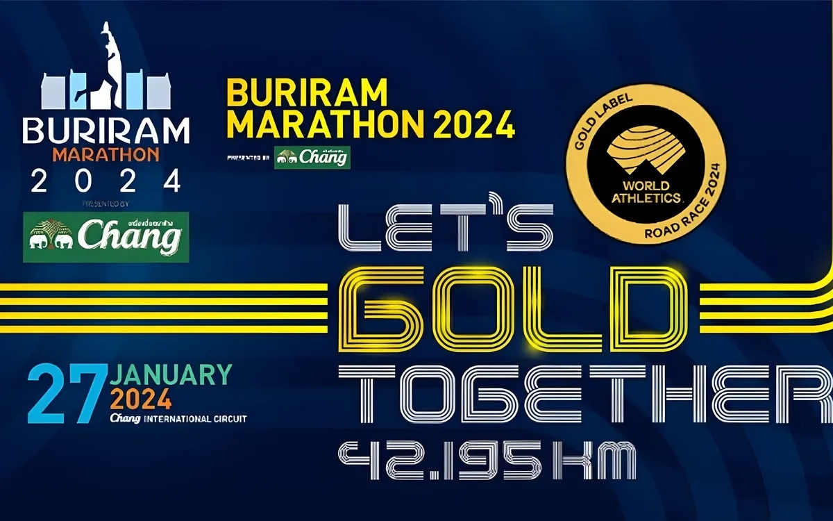 Der buriram marathon 2024 wird als groesste veranstaltung dieser art in thailand in die geschichte