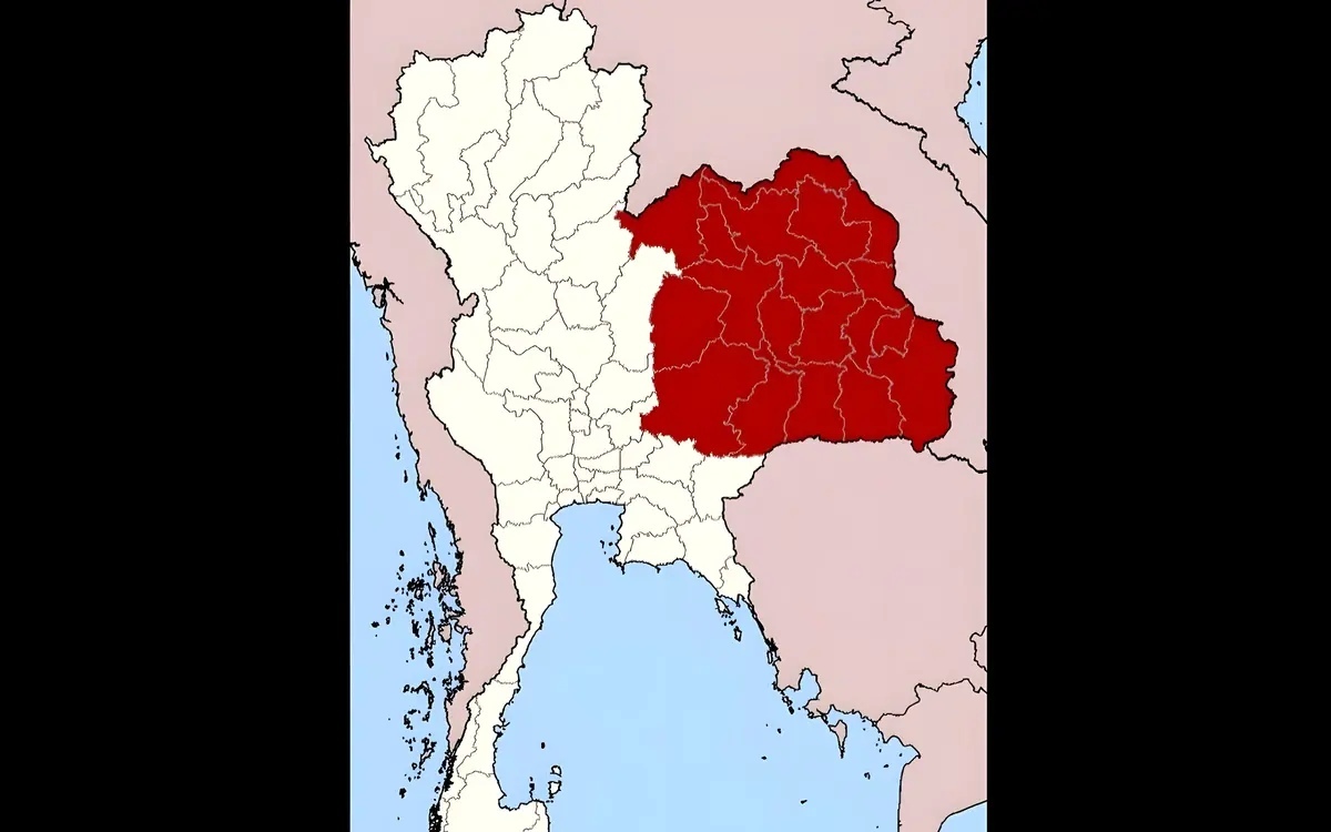 Der isan geschichte und informationen ueber den nordosten thailands