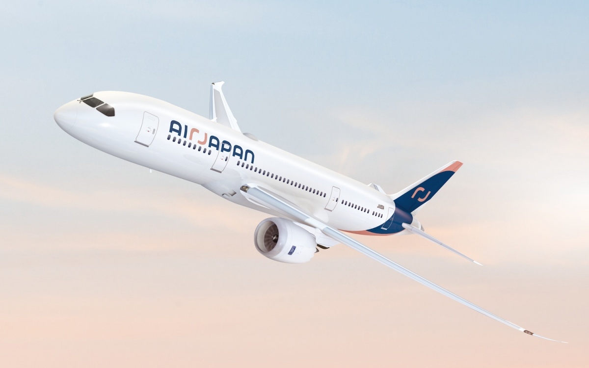 Die billigfluggesellschaft airjapan nimmt fluege nach bangkok auf