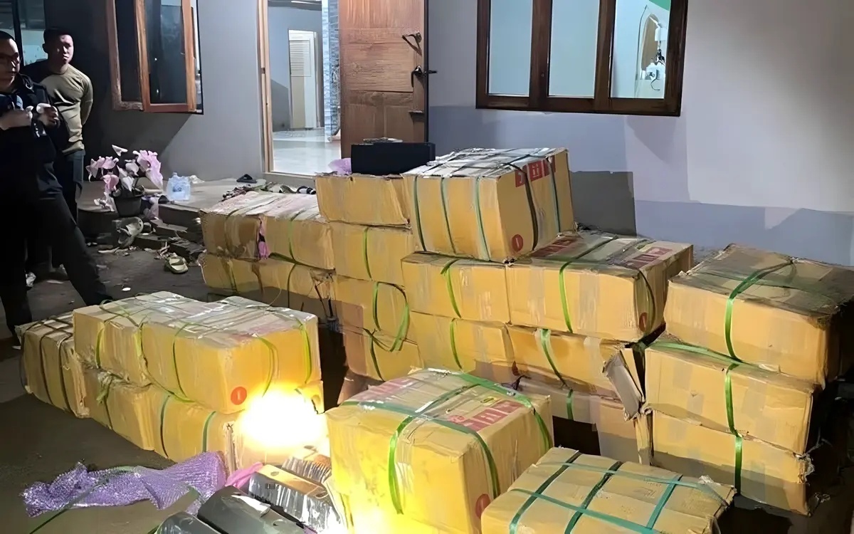 Grosse drogenrazzia in nong khai ueber 1 400 kg heroin beschlagnahmt