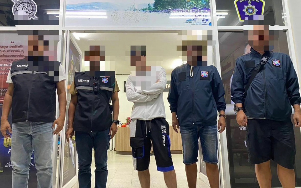 Hongkong mann in phuket wegen illegaler reiseaktivitaeten verhaftet