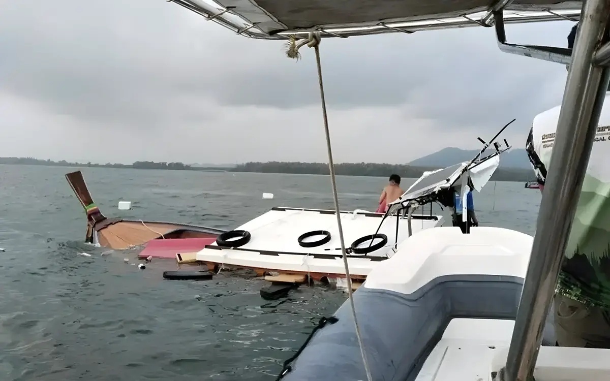 Longtail touristenboot kentert 2 tote darunter ein kind und mehrere verletzte