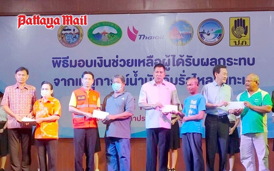 Opfer der oelpest erhalten 5 8 millionen baht entschaedigung
