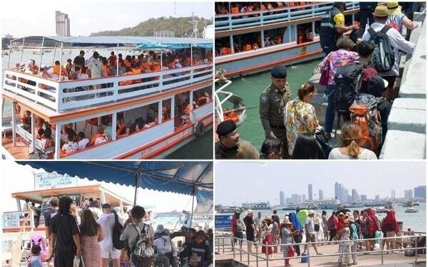 Pattaya erlebt einen rekordansturm von touristen waehrend songkran