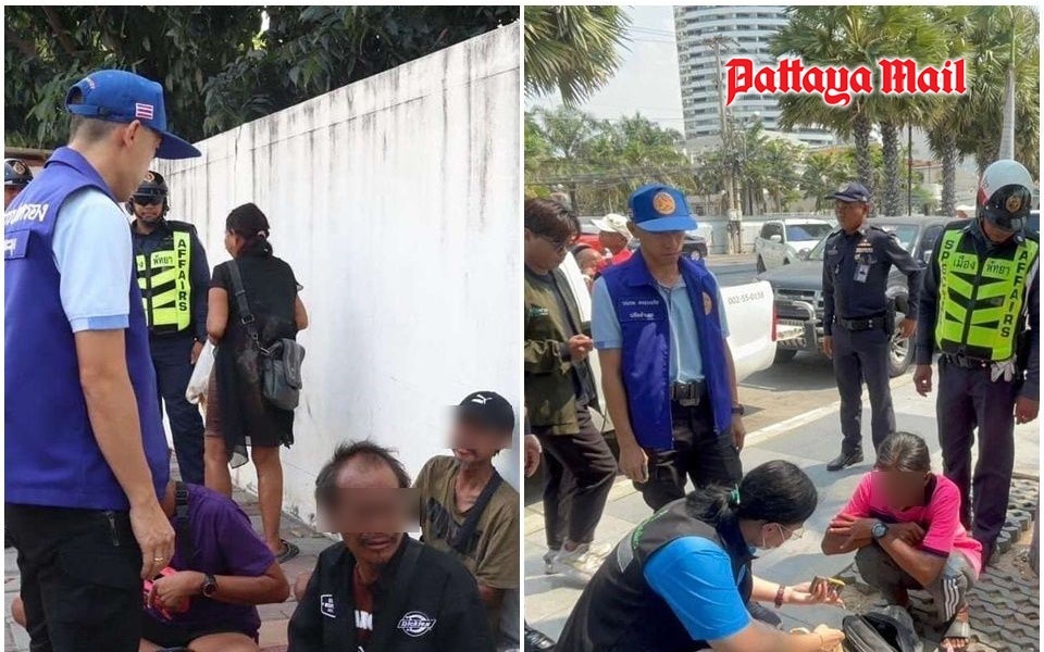 Pattaya geht gegen die bedrohung durch obdachlose und bettler vor