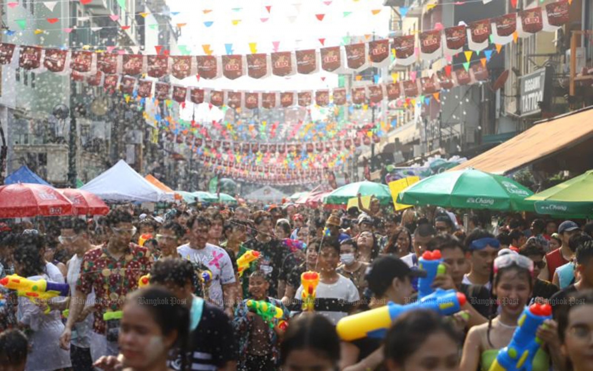 Songkran veranstaltungen an 106 orten in bangkok