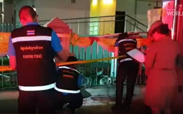 Student wurde am freitagabend vor einer hochschule in bangkok niedergestochen