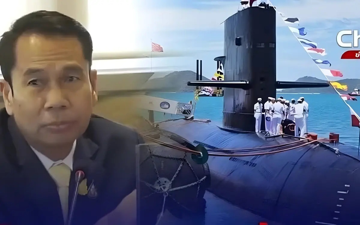 Thailaendische marineadmirale beugen sich china