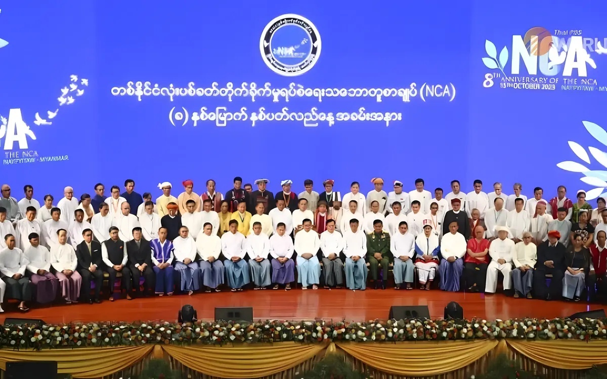 Thailand sagt unterstuetzung des nationalen waffenstillstandsabkommens in myanmar zu