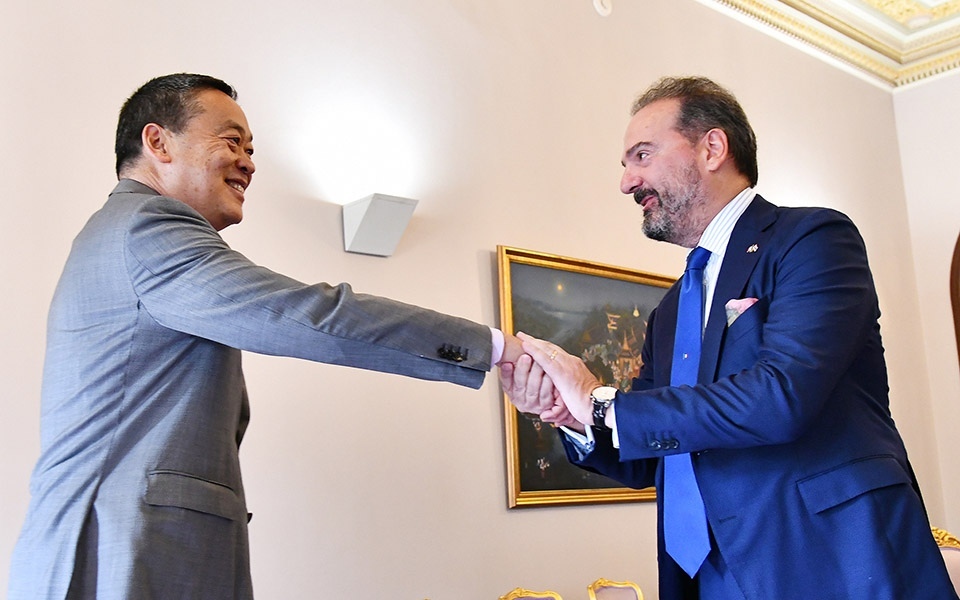 Thailand und italien wollen die zusammenarbeit in allen bereichen verstaerken