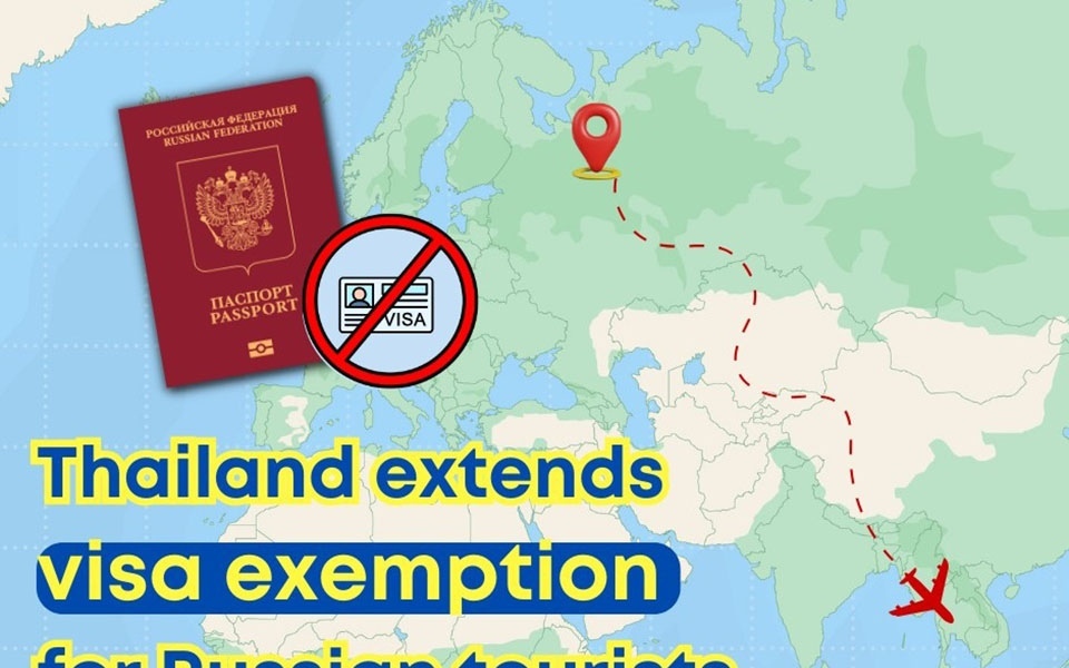 Thailand verlaengert die visumbefreiung fuer russische touristen bis zum 31 juli