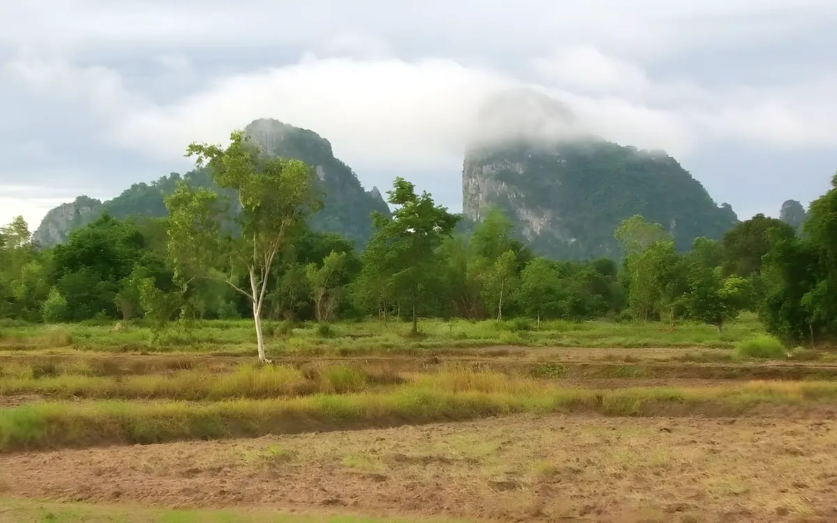 Thailands nordost region der isan