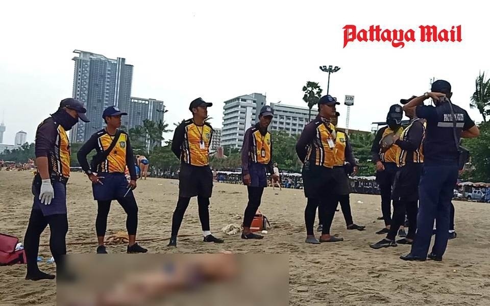 Tragisches ertrinken am jomtien beach fordert das leben eines touristen pattaya mail