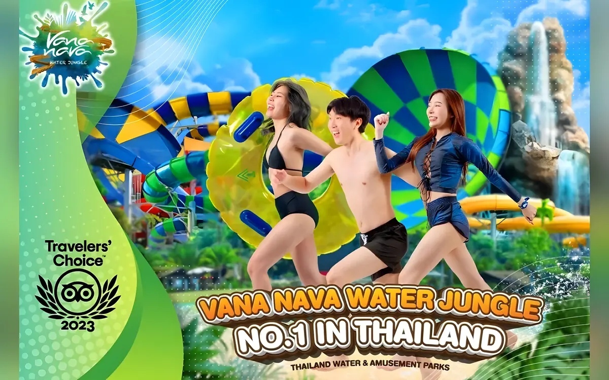 Vana nava water jungle hua hin zum besten wasserpark in thailand gewaehlt