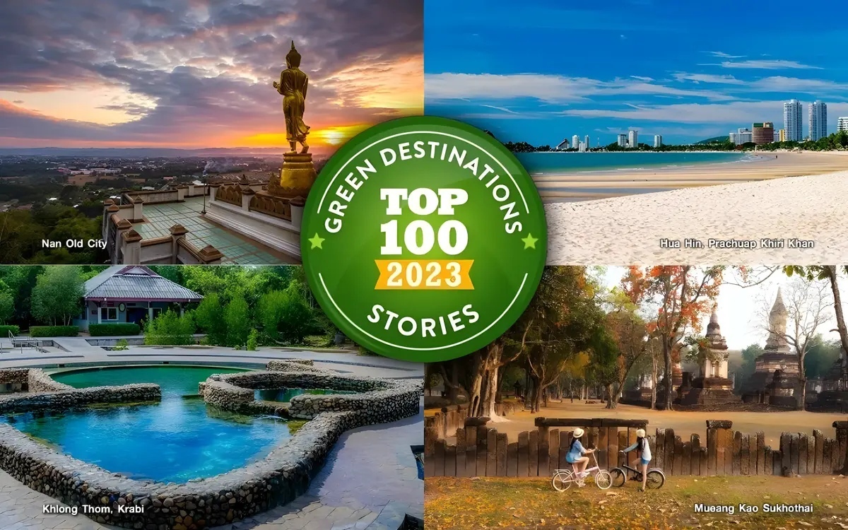 Vier thailaendische staedte in den 2023 green destinations top 100 stories aufgefuehrt