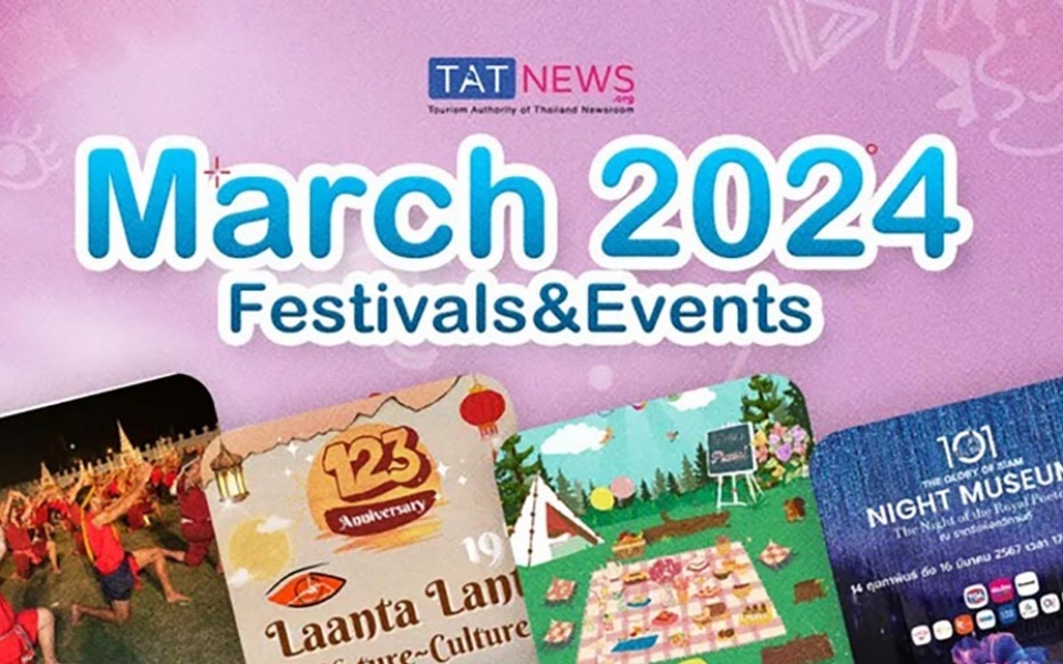 Festivals und veranstaltungen in pattaya und ganz thailand im maerz 2024