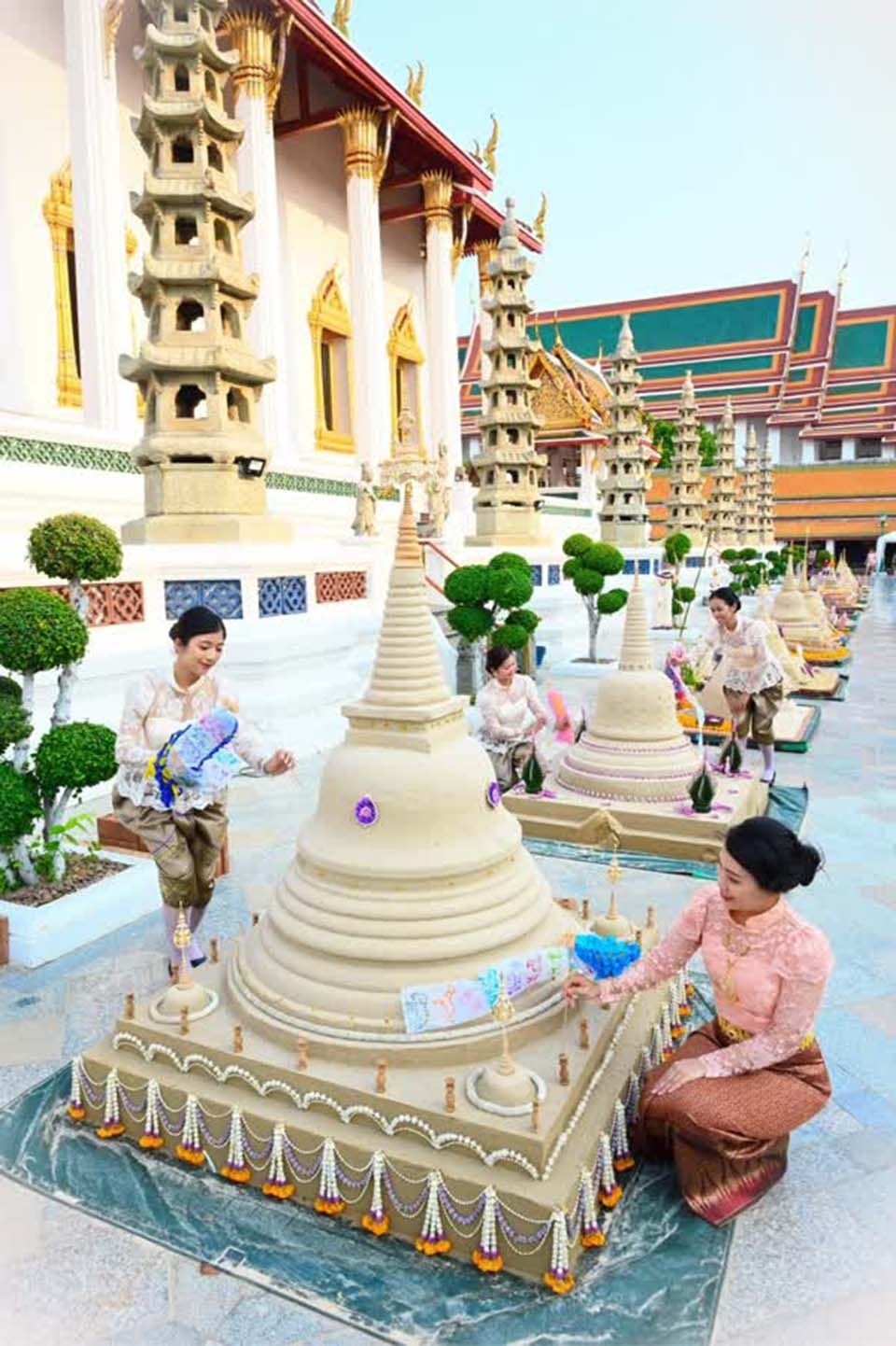 Bangkok feiert songkran als weltkulturerbe am 7 dezember 98b96345