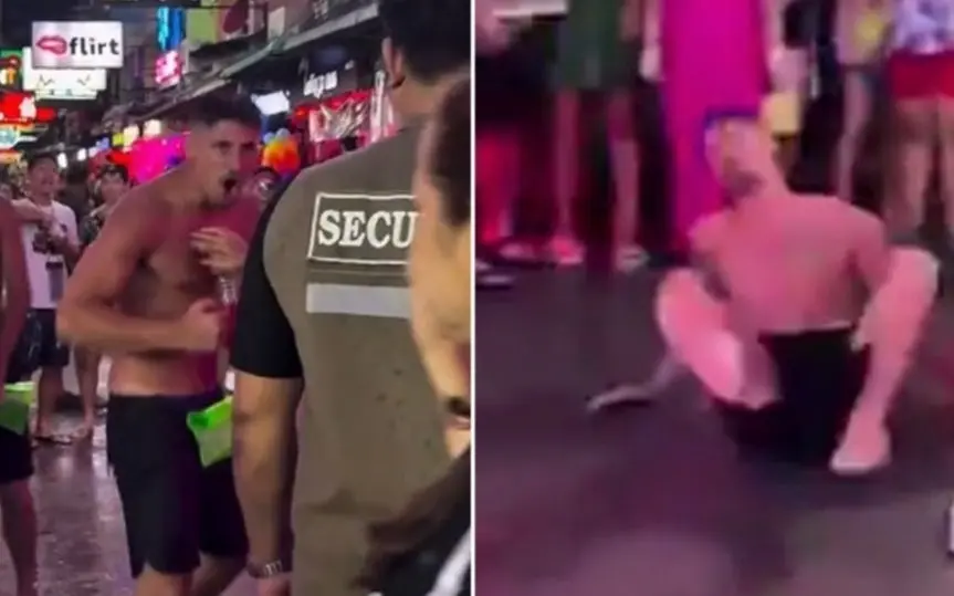 Betrunkener auslaendischer tourist loest schlaegerei in bar aus video zeigt brutale schlaegerei efaa9857