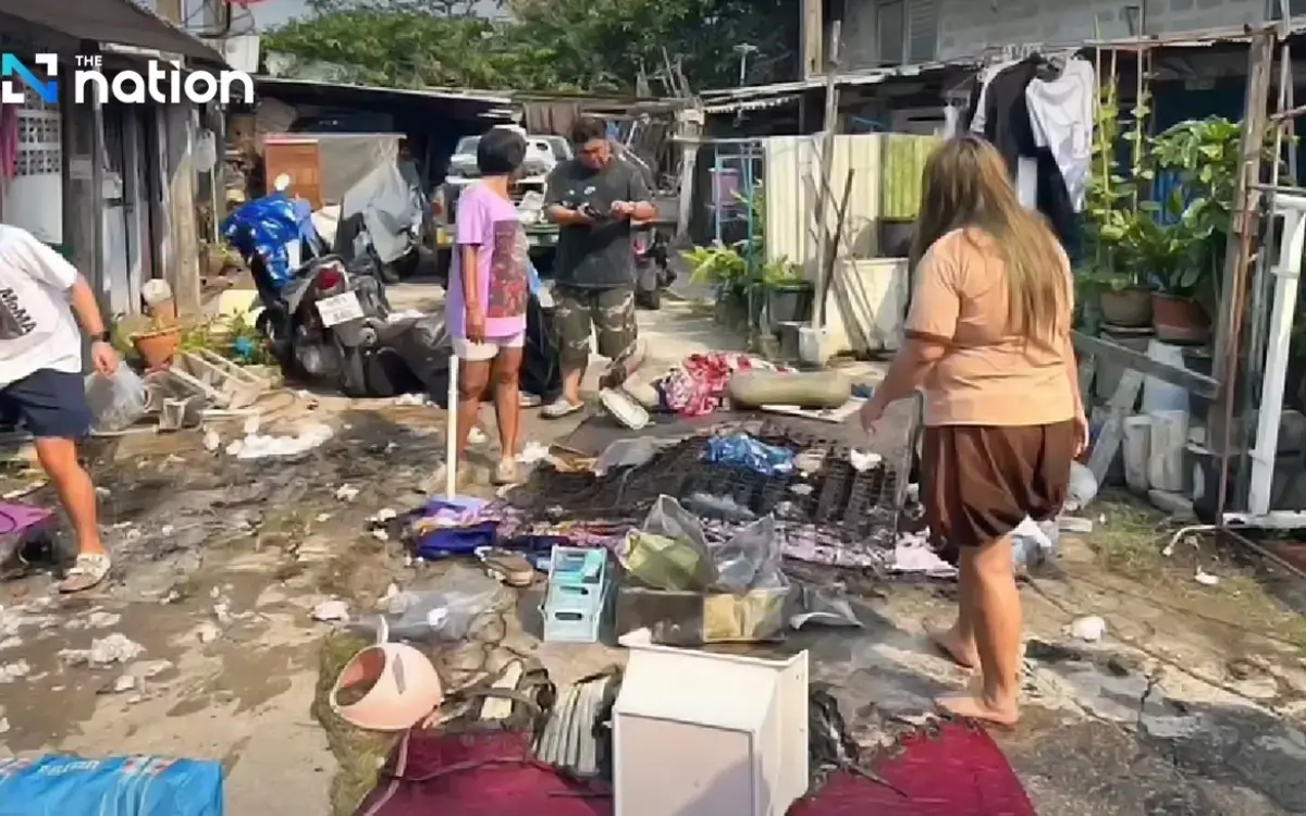 Billiger trick paar steht vor festnahme wegen verbranntem gefaelschten 10 millionen baht vermoegen 79f42f5f