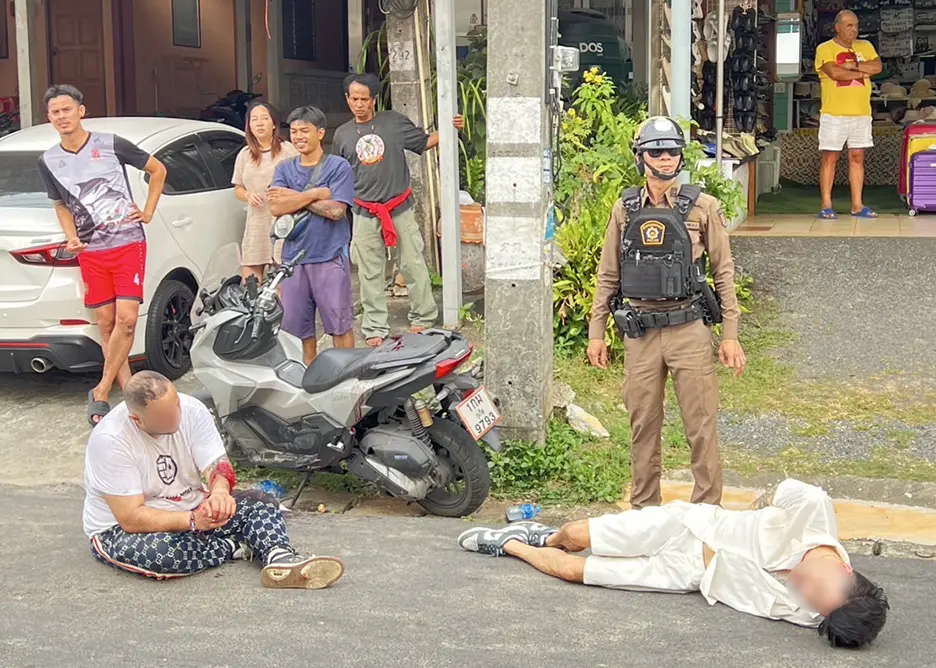 Ausländischer Tourist nach chaotischer Polizeiverfolgungsjagd mit vielen Unfällen in Phuket festgenommen