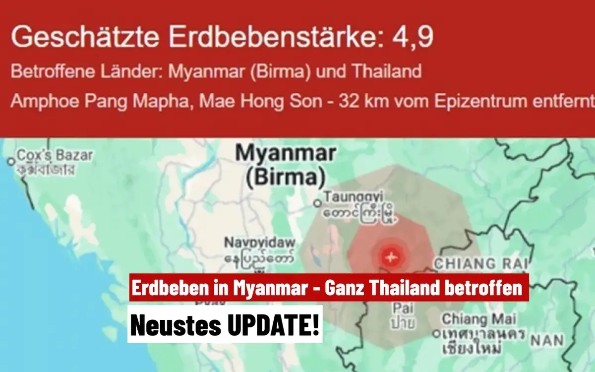 Eilmeldung: Erdbeben in Thailand