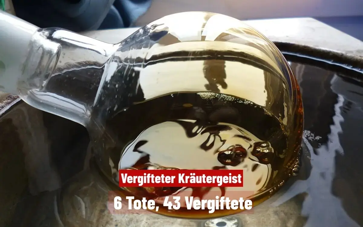 Giftiges Methanol im thailändischen Kräutergeist – 6 Tote, 43 Vergiftete
