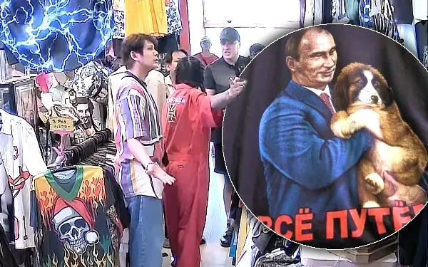 Thai-Shop skandalös: Hitler- und Putin-Shirts bleiben trotz Protest