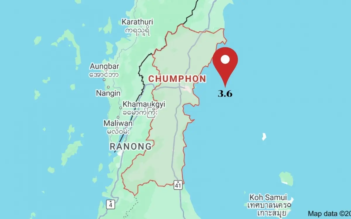 Kein tsunamialarm aber spuerbar erdbeben im golf von thailand 75438318