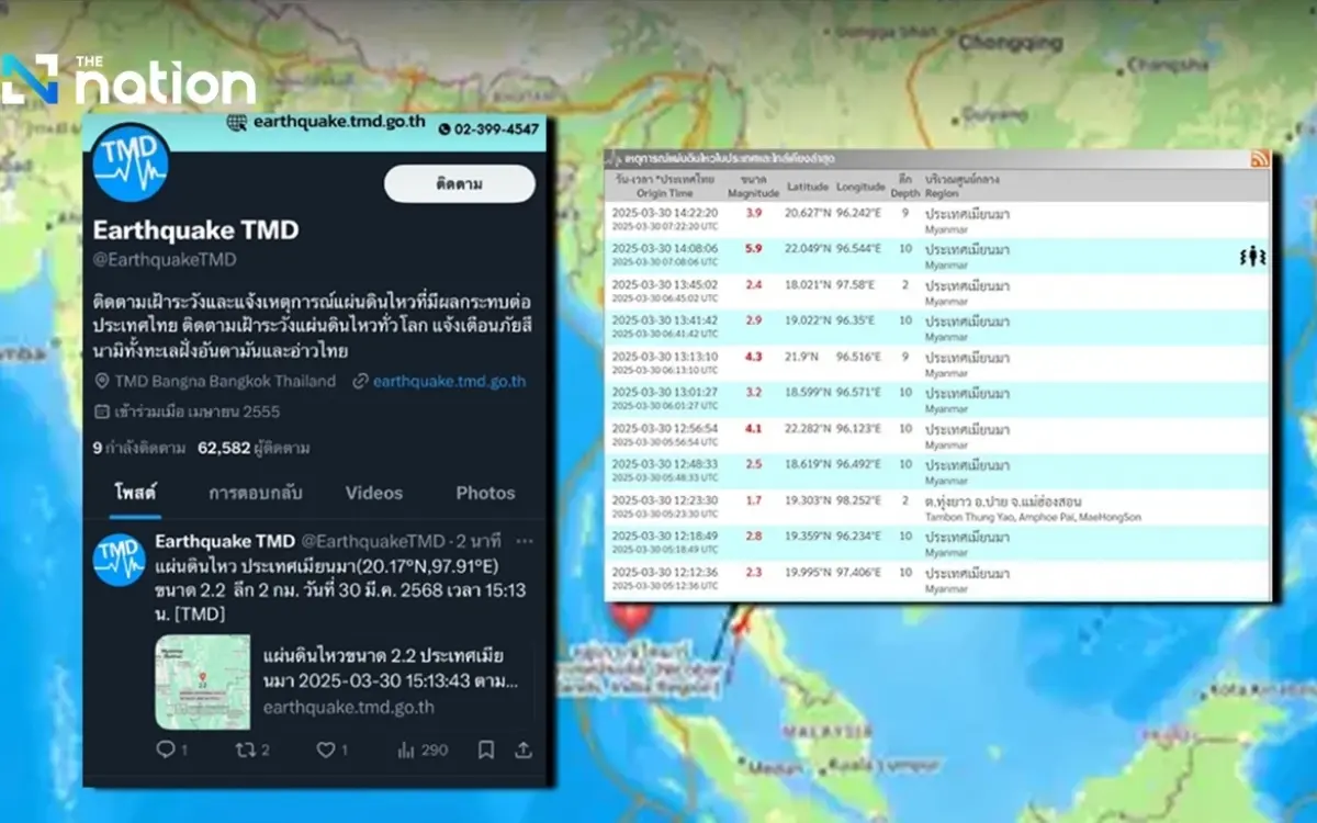 Live tracking hier siehst du wo die erde in thailand gerade wackelt 54518960