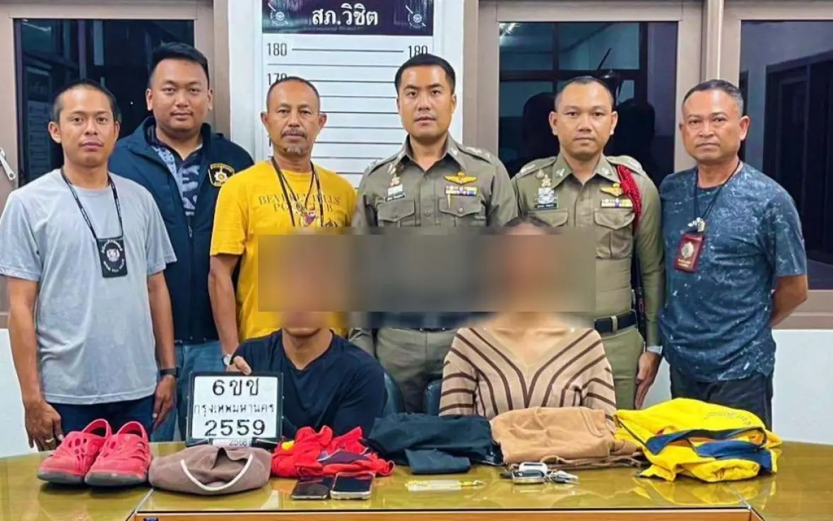 Mann als frau verkleidet gauner paar stiehlt gold in phuket aber die flucht misslingt 5935ecbd