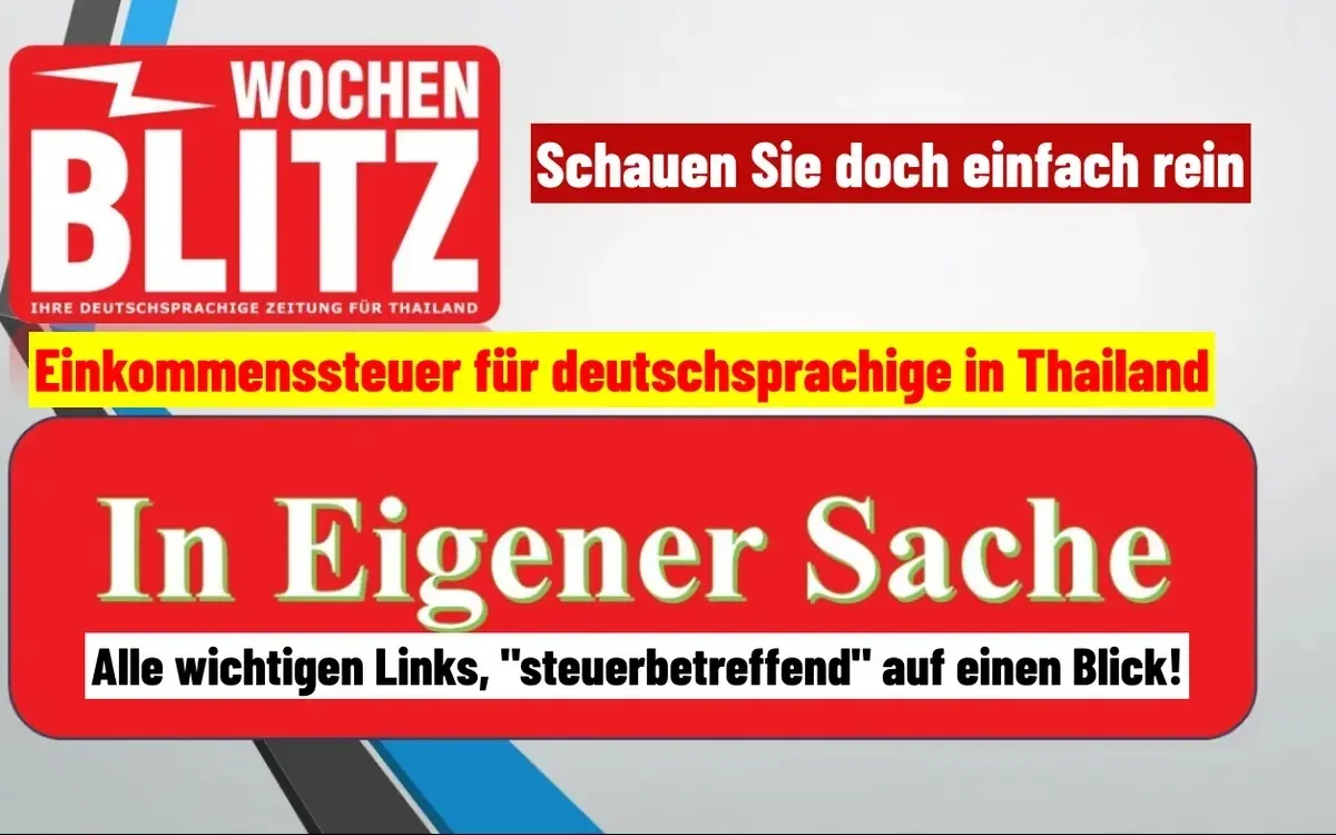 Neues aus dem Steuerdschungel: Änderungen für Rentenempfänger in Thailand – Alle wichtigen Links zusammengestellt