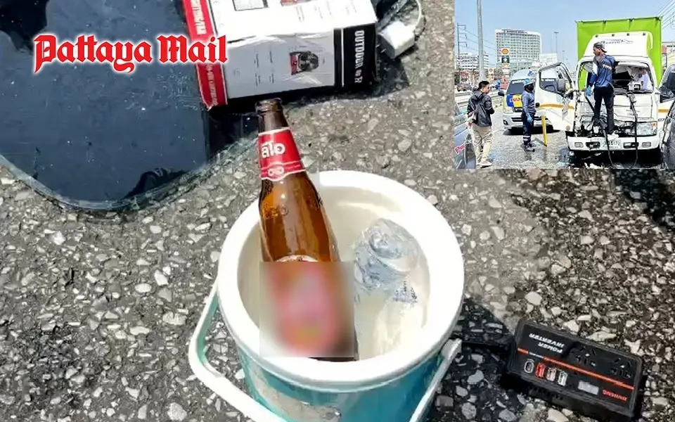 Pattaya polizei warnt vor rechtlichen risiken durch offene alkoholflaschen im fahrzeug 23846ecb