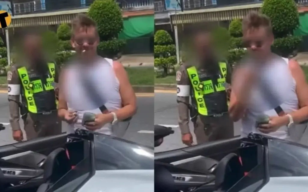 Provokation reicher auslaender verhoehnt polizei in phuket a17762e4