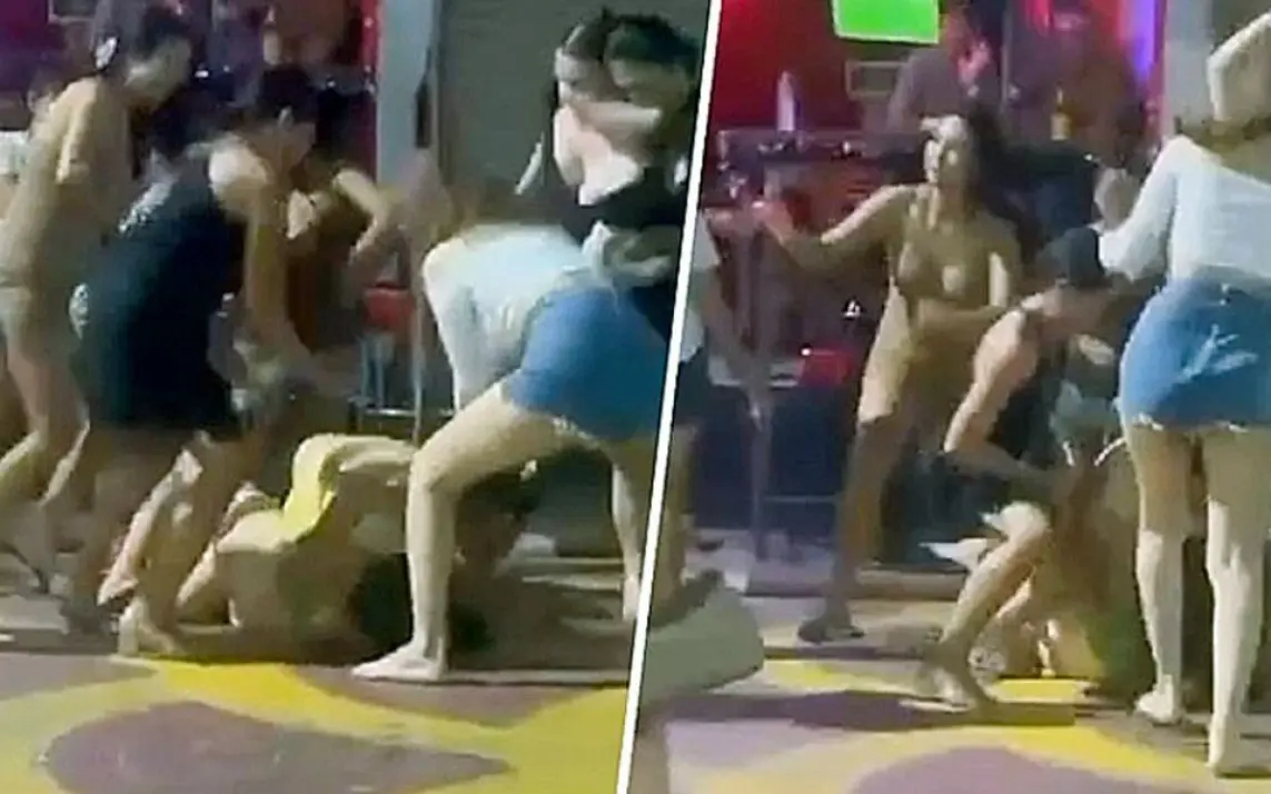 Rauferei in soi bangla tourist will ohne zu bezahlen abgehauen von ladyboys verpruegelt 84755f40