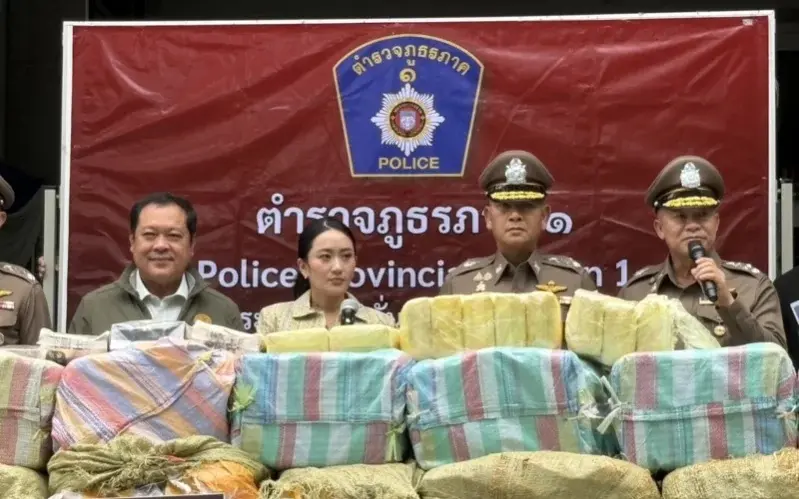 Rekord-Drogenfund in Thailand