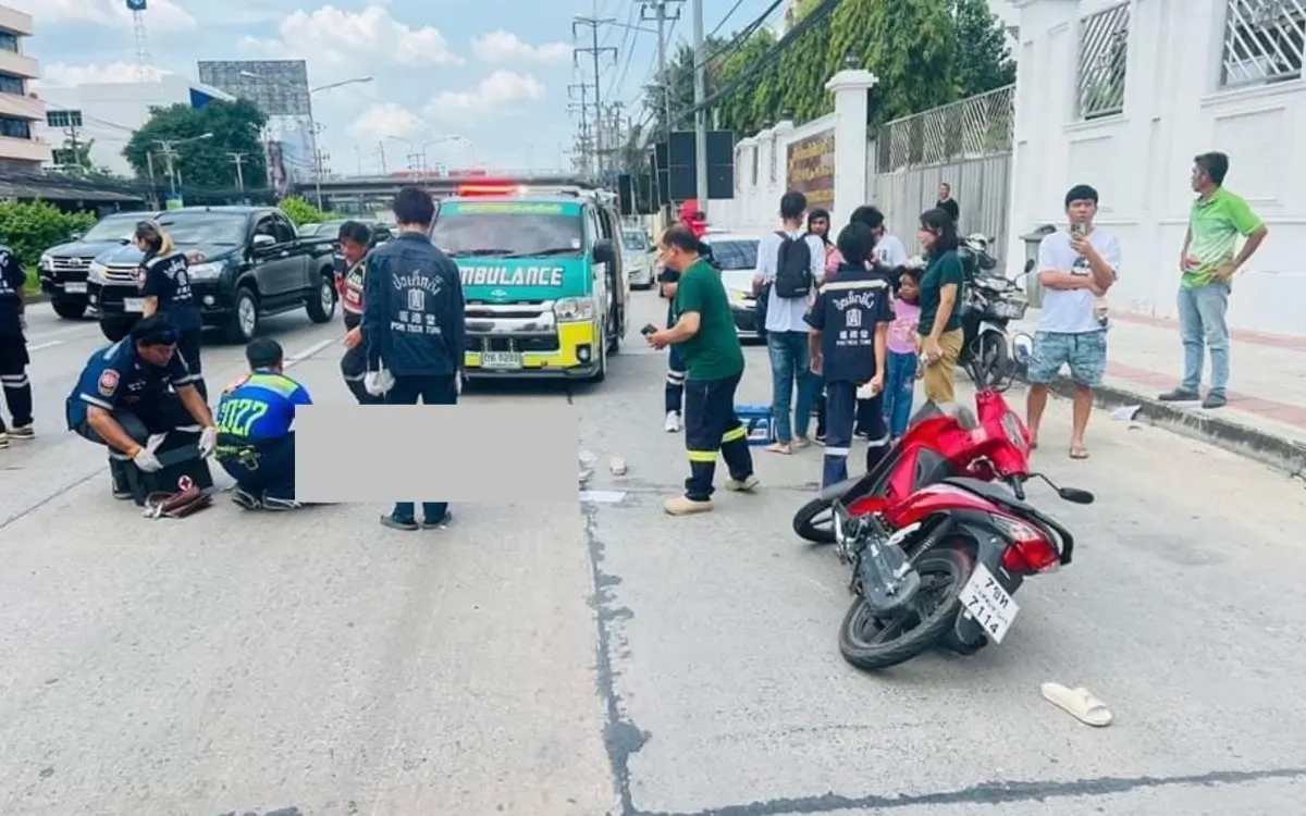 Schockierender unfall auf der thepharak road auslaendische mutter stirbt vater und tochter verletzt acfcaaa8