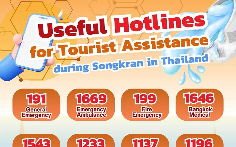 Sicher durch Songkran – Diese Hotlines sollten Sie kennen