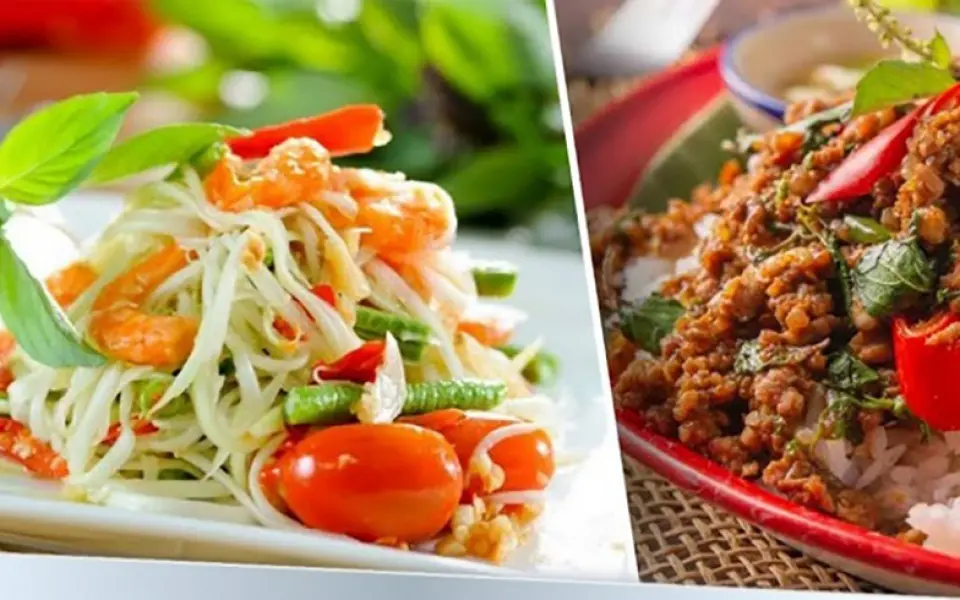 Som tam und pad ka prao gehoeren zu den wuerzigsten speisen der welt 8c8fc912