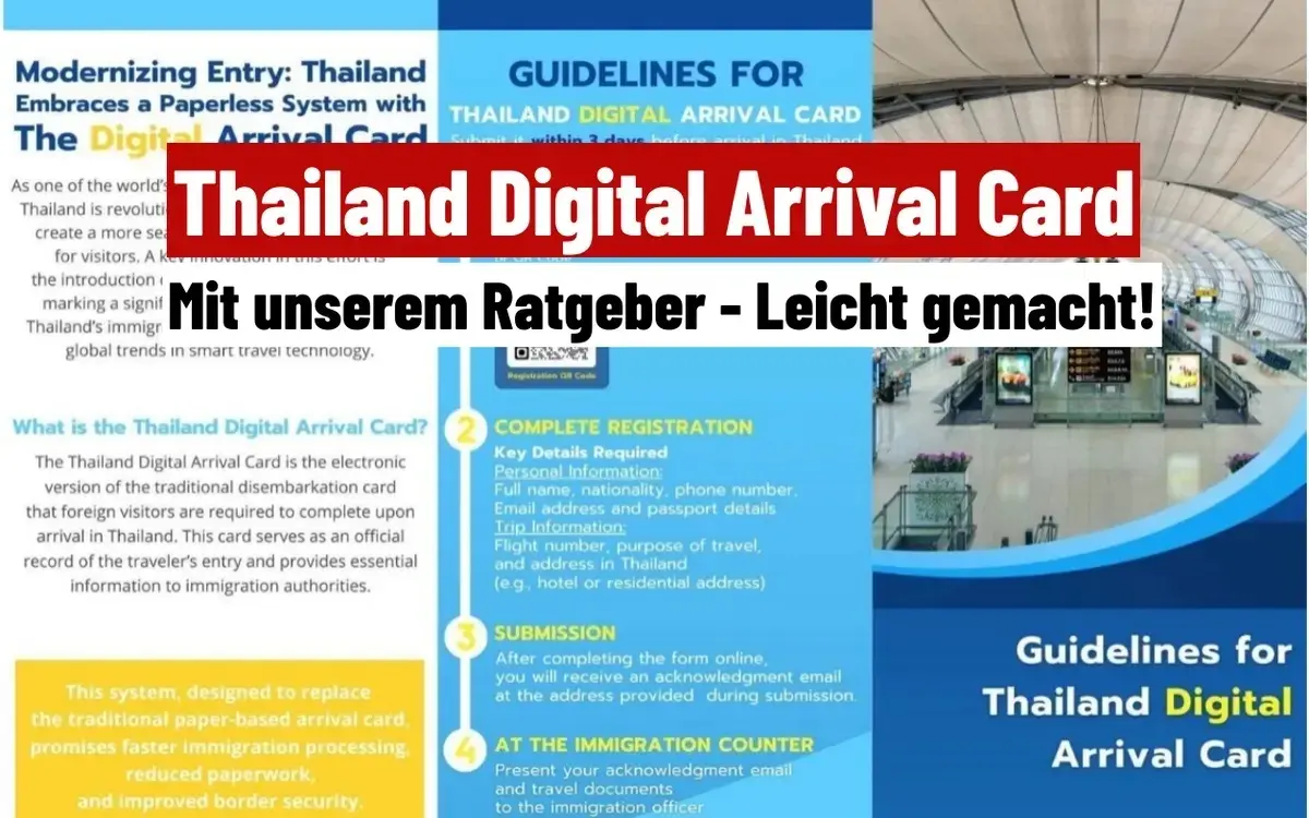 Stressfrei nach thailand so klappts mit der tdac expats aufgepasst 405d7512