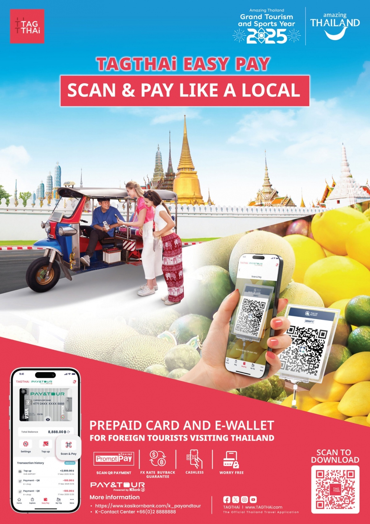 Tagthai easy pay die neue e wallet fuer internationale besucher in thailand 9e09d9cb