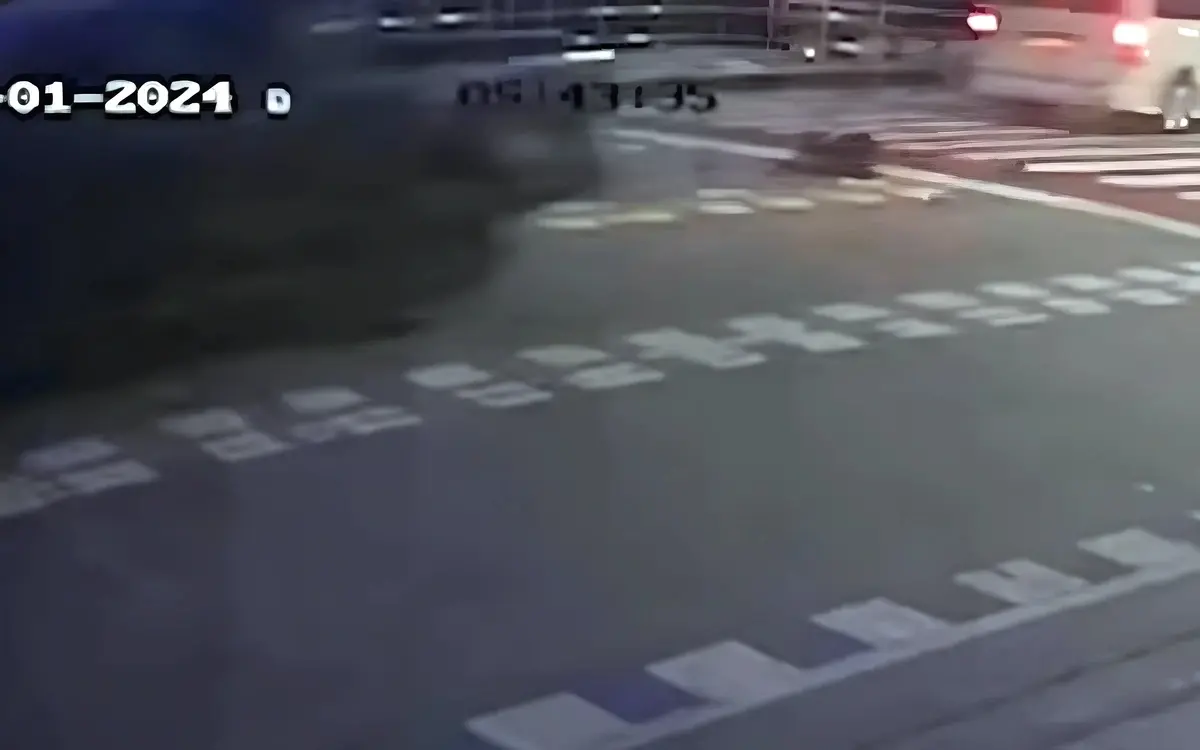 Thailaendische frau erleidet bei fahrerflucht auf zebrastreifen beinbrueche video 45503a19