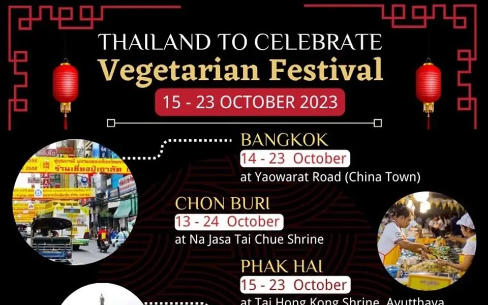 Thailand feiert im Oktober das „Vegetarische Fest“